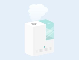 空気清浄機・加湿器イメージイラスト