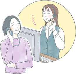 自信をもって吸入の治療を続けていますイメージイラスト